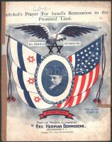 cca 1910 Ferdinand Singer: Kolnidre. Bp.,én.,Rózsavölgyi, javított, szakadt, "Gruber Lipót karm...