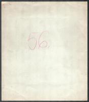 1948 A Magyar Postának a szabadságharc 100 éves évfordulójára készített 60f-es bélyegterve, a kiadot...