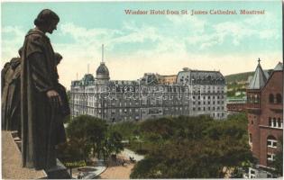 Montreal, Windsor Hotel from St. James Cathedral, Valentine & Sons Publishing Co.