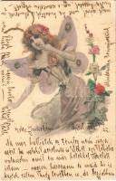 1902 Butterfly lady