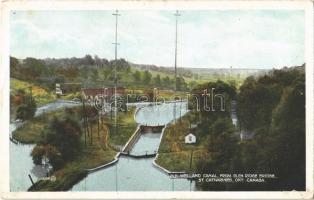 St. Catherines (Ontario), Old Welland Canal from Glen Ridge Bridge, Valentine-Black Co.