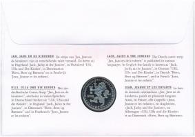 Hollandia 1998. 1E "Jan, Jans en de Kinderen" felbélyegzett borítékban, bélyegzéssel, hátu...