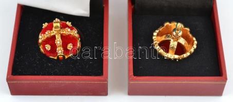 Komplett gyűjtemény a Királyi Koronaékszerek sorozat 22db klf stilizált 24K-os aranyozással is bevon...