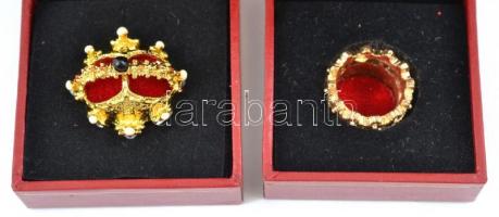 Komplett gyűjtemény a Királyi Koronaékszerek sorozat 22db klf stilizált 24K-os aranyozással is bevon...