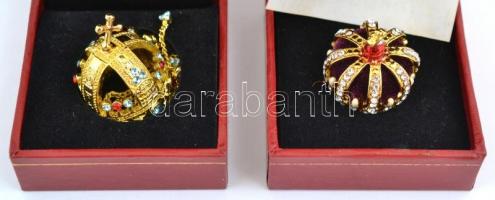 Komplett gyűjtemény a Királyi Koronaékszerek sorozat 22db klf stilizált 24K-os aranyozással is bevon...