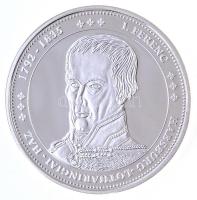 DN Magyarország Keresztény Királyai / I. Ferenc 1792-1835 Ag emlékérem (20,58g/0.333/39mm) T:PP