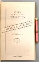 1926 A budapesti Szepesi Egyesület (Felvidék) jubiláris táncestélyi táncrendje aranymosásos címerrel...