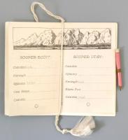 1926 A budapesti Szepesi Egyesület (Felvidék) jubiláris táncestélyi táncrendje aranymosásos címerrel...