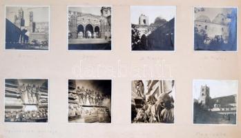 cca 1930 Egy világutazó magyar fényképes úti beszámolója. Olaszországból indulva Tunézia, Algéria, s...