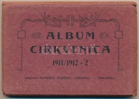 1911/1912 Crikvenica, Cirkvenica; Leporello képeslapfüzet 20 képeslappal. Liburnia kiadása / leporello postcard booklet with 20 postcards