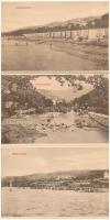 1911/1912 Crikvenica, Cirkvenica; Leporello képeslapfüzet 20 képeslappal. Liburnia kiadása / leporel...