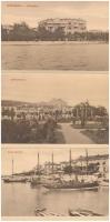 1911/1912 Crikvenica, Cirkvenica; Leporello képeslapfüzet 20 képeslappal. Liburnia kiadása / leporel...