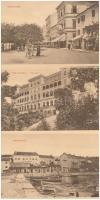 1911/1912 Crikvenica, Cirkvenica; Leporello képeslapfüzet 20 képeslappal. Liburnia kiadása / leporel...
