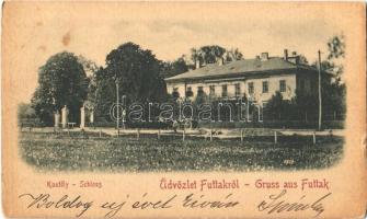 1900 Futak, Futtak, Futog; Hadik kastély / Schloss / castle (kis szakadás / small tear)