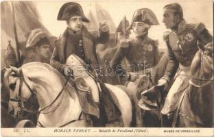 Bataille de Friedland (Détail), Musée de Versailles / the Battle of Friedland, Napoleon on horseback with his generals s: Horace Vernet
