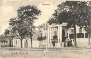 Kerény, Kernya, Kernei, Kljajicevo (Zombor, Sombor); községháza. Imre J. kiadása / town hall