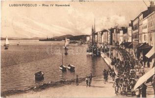 1926 Mali Losinj, Lussinpiccolo; Riva IV Novembre / port (EK)