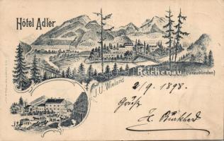 1898 Reichenau Hotel Litho