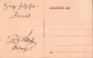 Nagyjécsa,  Grossjetscha, Iecea Mare; Wingeron Miklós üzlete és saját kiadása / shop of Wingeron