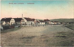 Szászlekence, Lekence, Lechnita, Lechnitz; Fő utca / main street (EB)