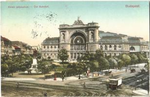 1913 Budapest VII. Keleti pályaudvar, villamos