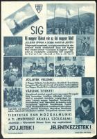 cca 1940 Hívunk Benneteket! Jöjjetek közünk! Szociális Ifjúsági Gárdák Országos Mozgalma. Szívtestőr...