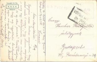 Icici, Blick von dem neuen Strandweg + "K.u.K. Feldspital No. 4/9." (EK)