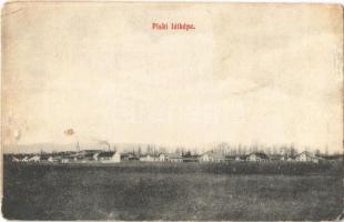 1916 Piski, Simeria; látkép. Zeidner Gusztáv kiadása / general view (kopott sarkak / worn corners)