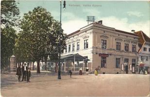 1915 Károlyváros, Karlovac; Nagy kávéház / Velika kavana / Grand Cafe (EK)