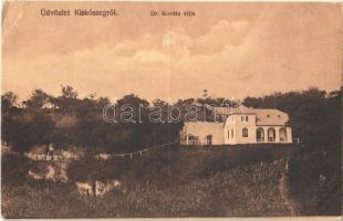 1915 Kiskőszeg, Batina (Darázs, Draz); Dr. Kováts Villa (EK)