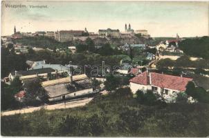 1912 Veszprém, vár. Kiadja Fodor Ferenc (szakadás / tear)