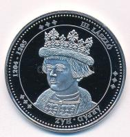 DN "Magyarország Keresztény Királyai / III. László 1204-1205" Ag emlékérem (20,70g/0.333/3...
