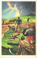 8 db régi első és második világháborús katonai képeslap és fotó, K.u.K. katonák, honvédek / 8 pre-19...