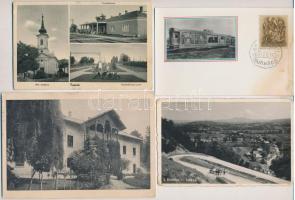 30 db régi magyar és történelmi magyar városképes lap, vegyes minőség / 30 pre-1945 Hungarian and Hi...