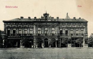 Békéscsaba Főtér Reisz Gyula és Fried Lipót üzleteivel