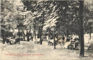 1914 Budapest XII. Zugliget, Budakeszi út, Szép Juhászné vendéglő, étterem, kerthelyiség (fl)