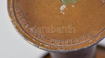 Berlini olimpiai fáklyatartó Berlin, 1936, rézötvözet, az olimpiai emblémával: "Fackel-Staffel-...