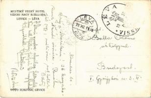 Léva, Levice; Városi nagyszálloda, belső / Mestsky Velky Hotel / hotel, interior. Foto Rusznák + &qu...