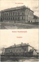 1909 Püspökladány, Kir. Járásbíróság, Községháza. Tariczky E. kiadása