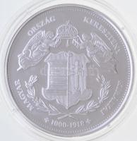 DN "Magyarország Keresztény Királyai / IV. Kun László 1272-1290" Ag emlékérem (20,16g/0.33...