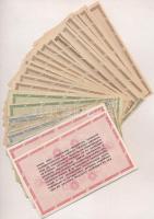 1946. 10.000AP-10.000.000AP 39db-os vegyes magyar adópengő tétel, közte több fordított címeres és 7d...