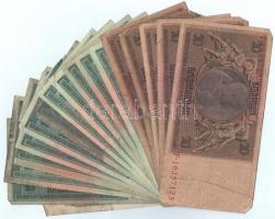 Németország / Weimari Köztársaság 1929. 10M (11x) + 20M (5x) + Német Harmadik Birodalom 1937. 1M T:I...