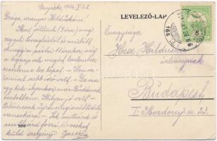 1914 Enyicke, Abaúj-Enyiczke, Haniska (pri Kosiciach); vasútállomás / Bahnhof / railway station (EK)