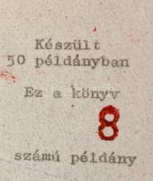 A szocialista közgondolkodás, közerkölcs és magatartás Borsodban. 1973.  MInikönyv Sorszámozott 8/50...