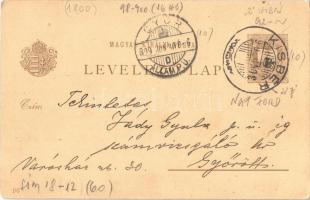 1899 Budapest - 2 db régi szecessziós lap: Nemzeti múzeum (ezüstös fóliás képeslap), Budapesti szính...