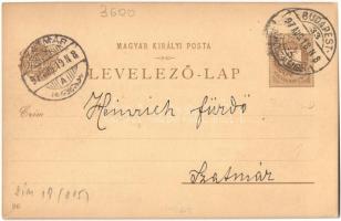 1897 (Vorläufer!) Esztergomi bazilika, Visegrádi vár, gőzhajó. Ezredéves Országos Kiállítás barna 2 ...