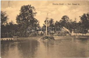 Buziásfürdő, Baile Buzias; - 2 db régi városképes lap / 2 pre-1945 town-view postcards