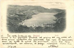 3 db régi városképes lap: Szabadka, Bakar és egy montenegrói díjjegyes lap / 3 pre-1945 town-view po...