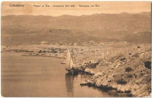 3 db régi városképes lap:  Fiume, Crikvenica és egy montenegrói díjjegyes lap / 3 pre-1945 town-view...