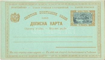 3 db régi városképes lap:  Fiume, Crikvenica és egy montenegrói díjjegyes lap / 3 pre-1945 town-view...